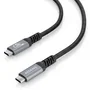Aisens Cable USB4 Gen3x2 Aluminio 40Gbps 8K@60Hz 1m Negro